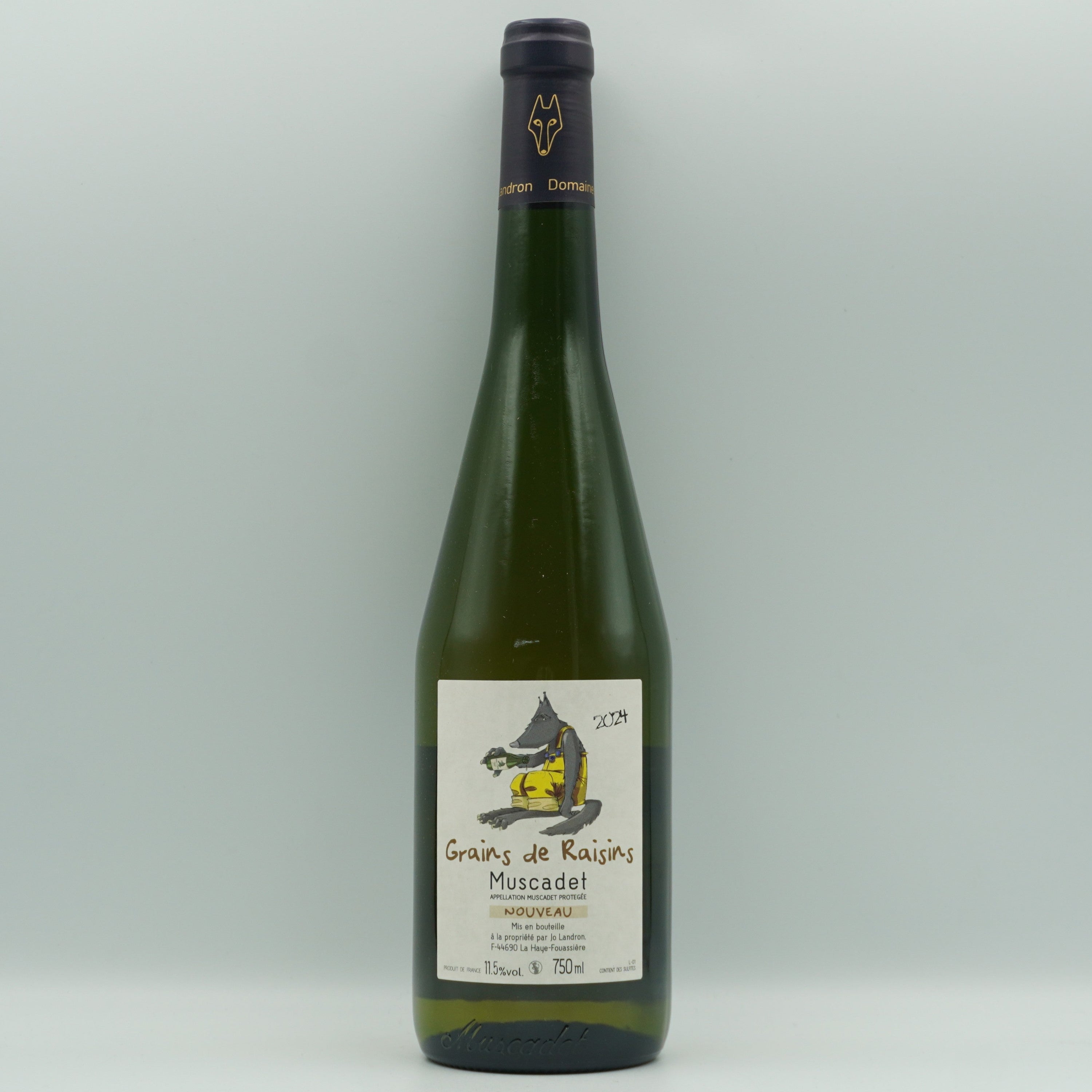 Jo Landron, Muscadet Nouveau 'Grains Raisins' 2022