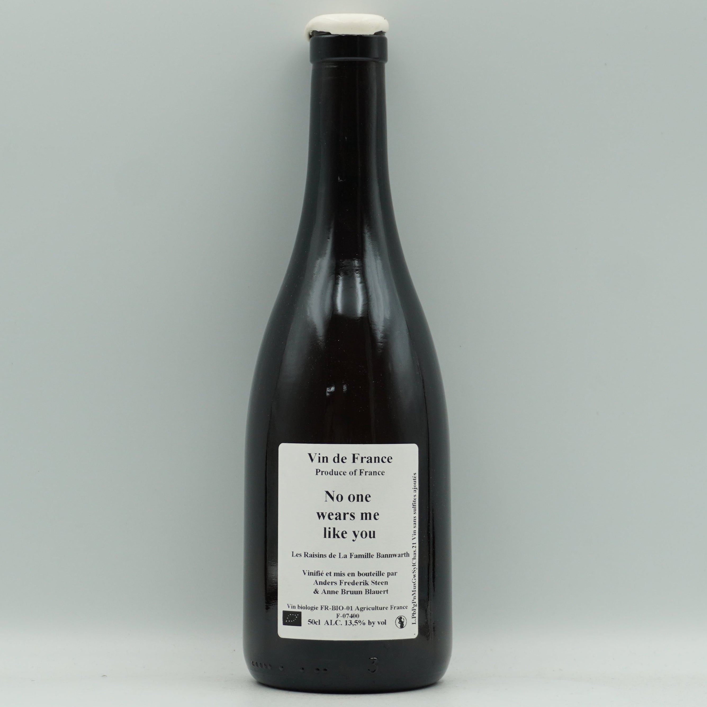 Anders Frederik Steen & Anne Bruun Blauert, No one wears me like you 2021 (50cl)
