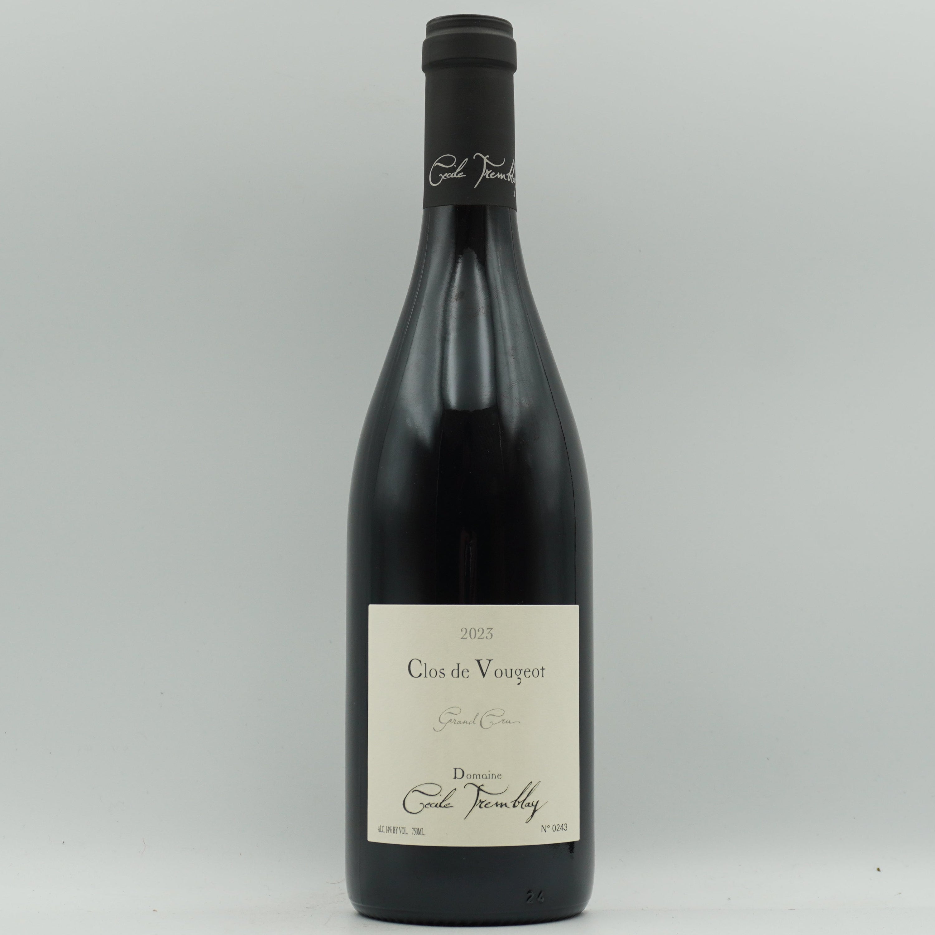 Cecile Tremblay, Grand Cru 'Clos de Vougeot' 2023