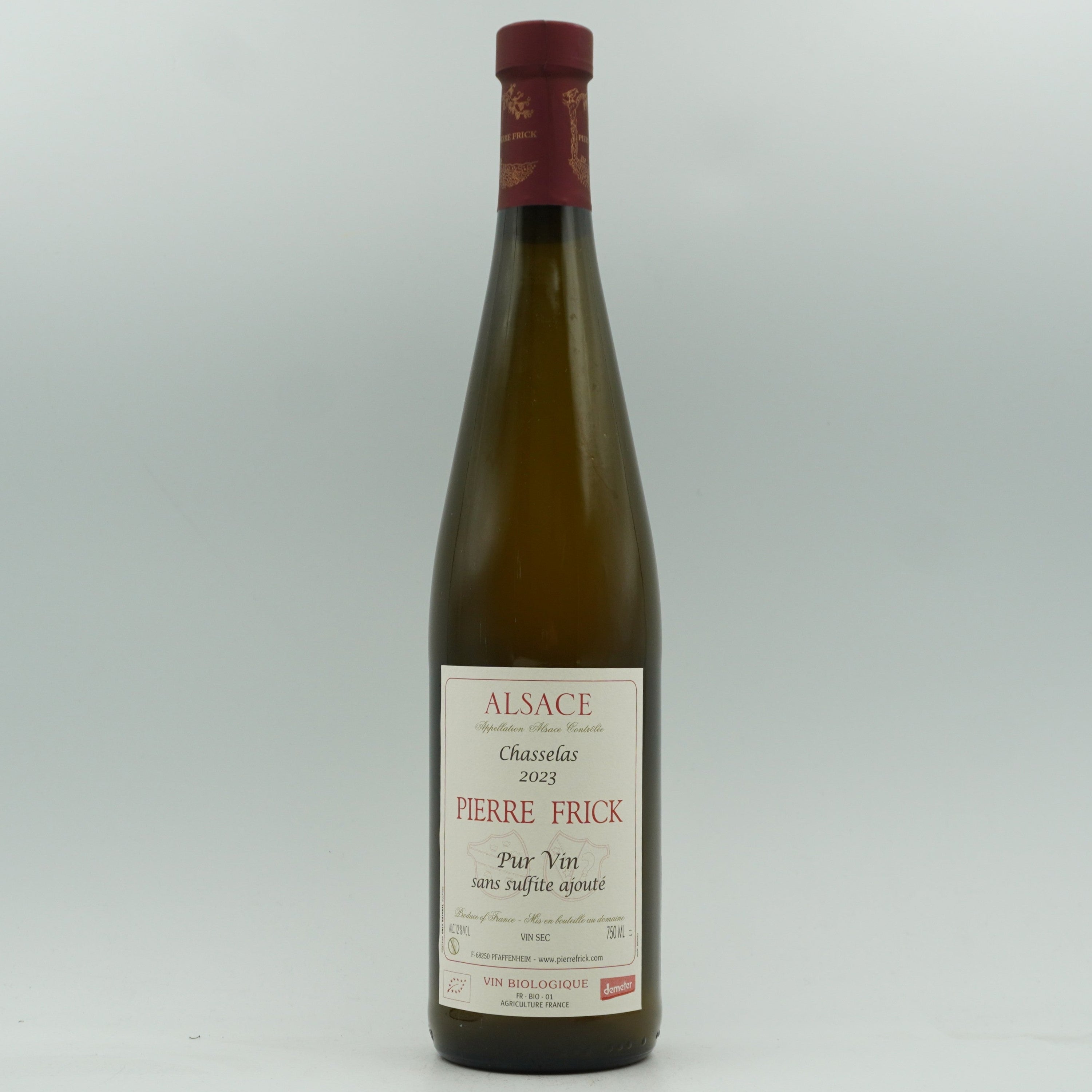 Domaine Pierre Frick, Chasselas Sans Souffre 2023