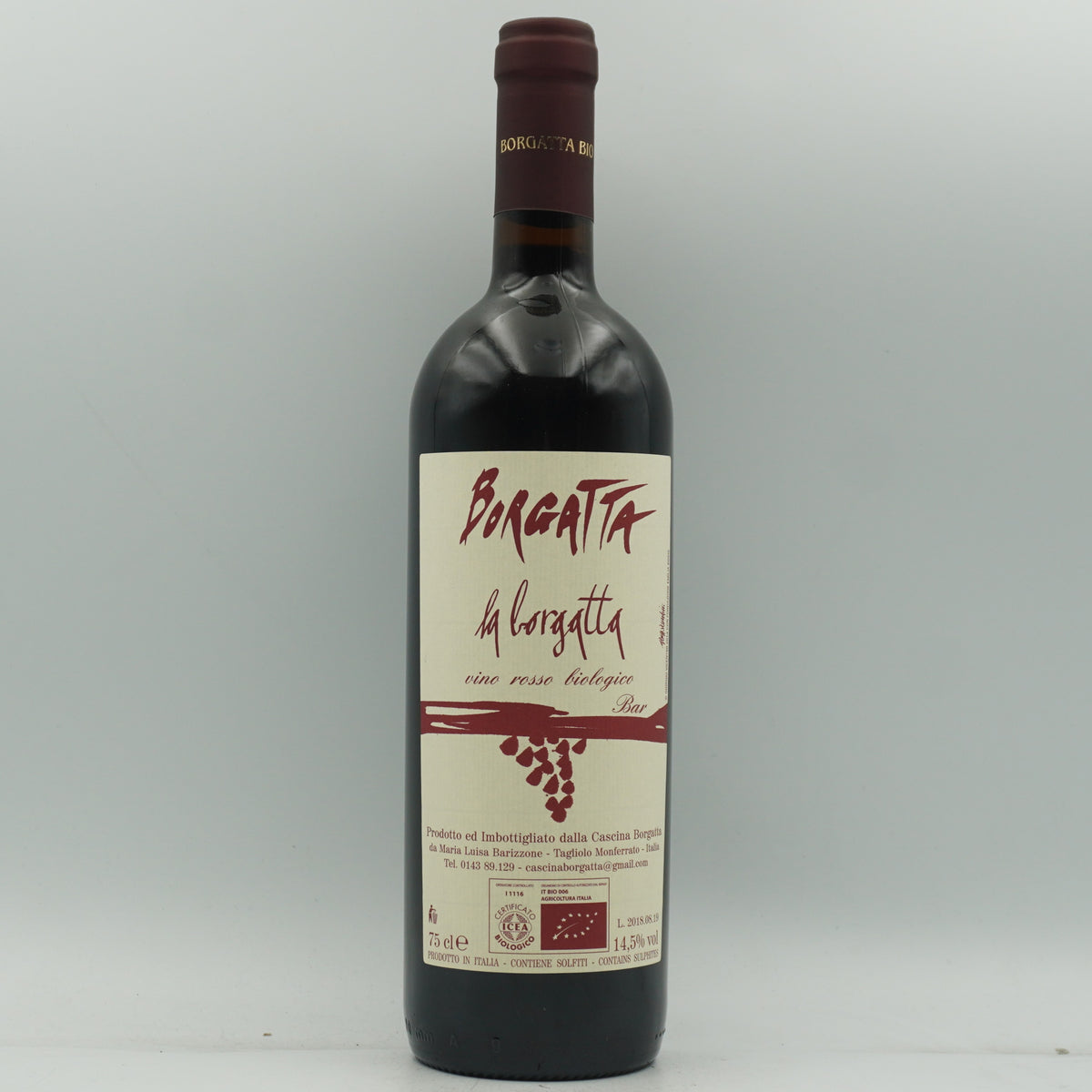 Borgatta, Barbera 2018