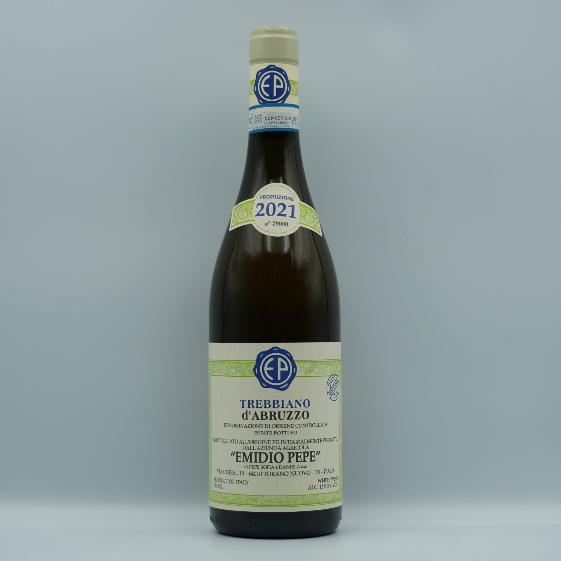 Emidio Pepe, Trebbiano d'Abruzzo 2019/2021