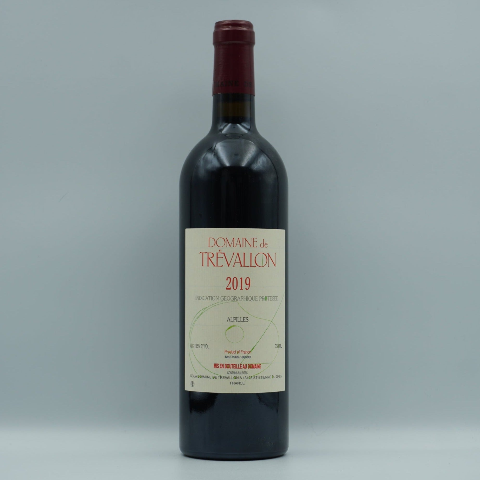 Domaine de Trévallon, Alpilles Rouge 2019