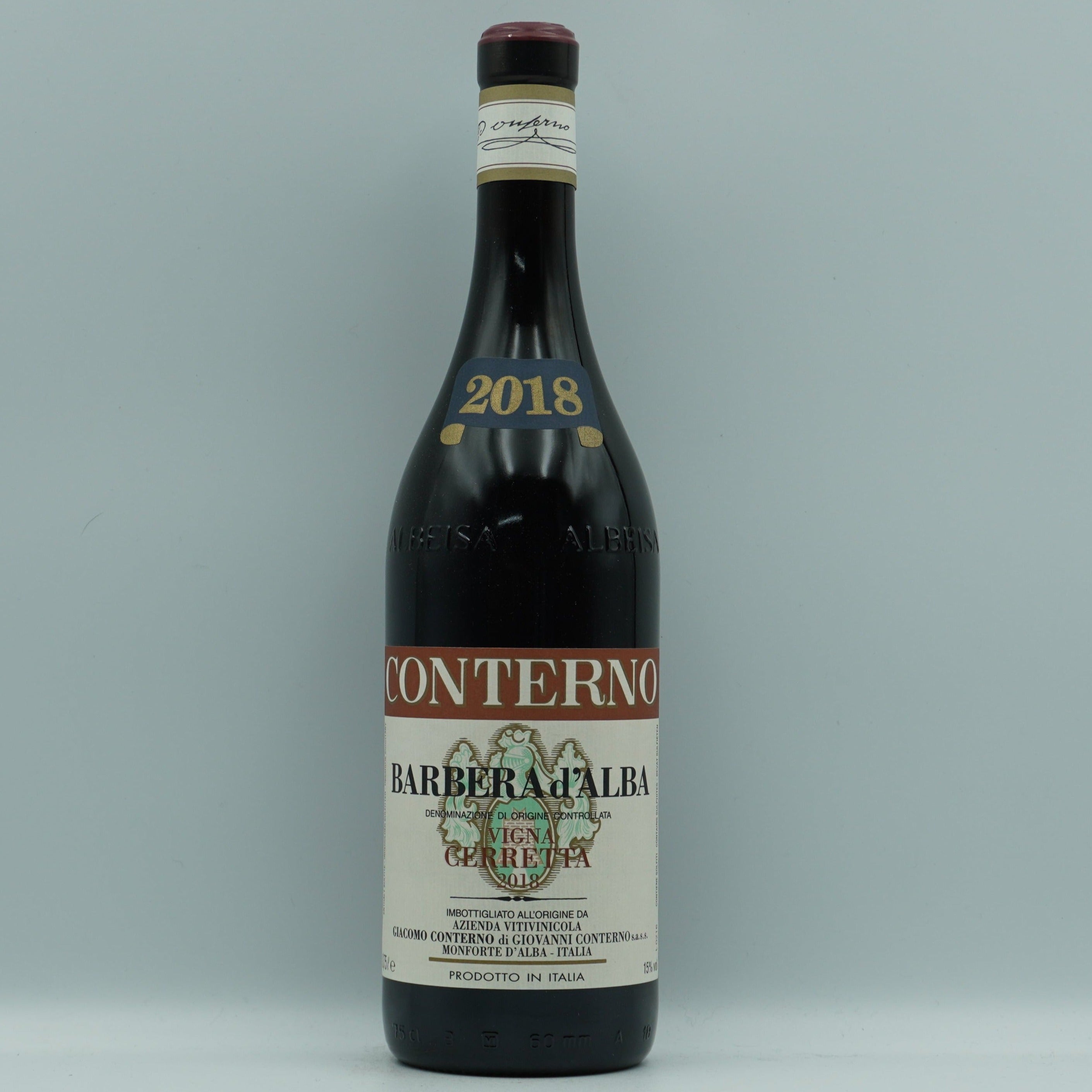 Giacomo Conterno, Barbera d'Alba Vigna Cerretta 2018