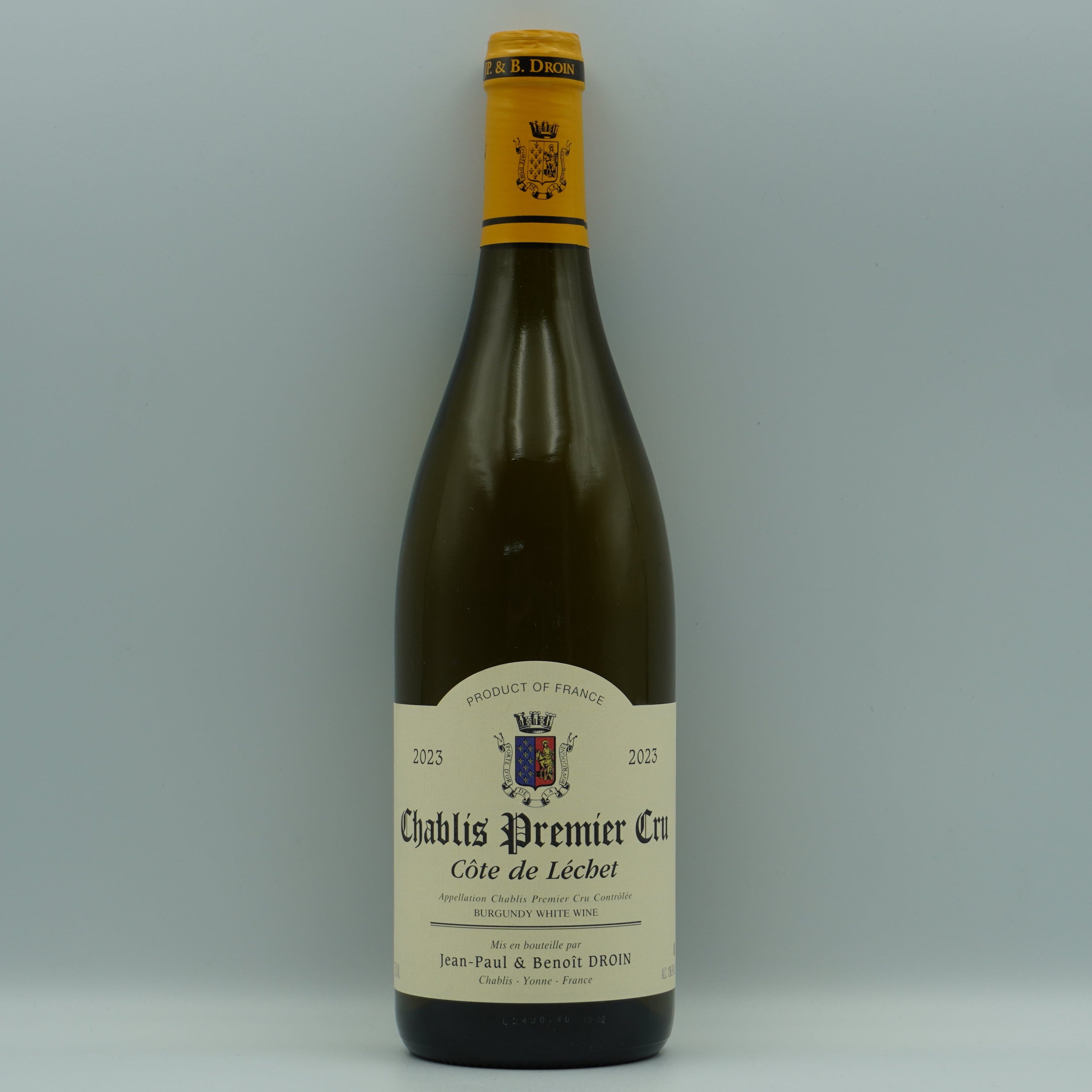 Domaine Droin Chablis 1er Côte de Léchet 2023