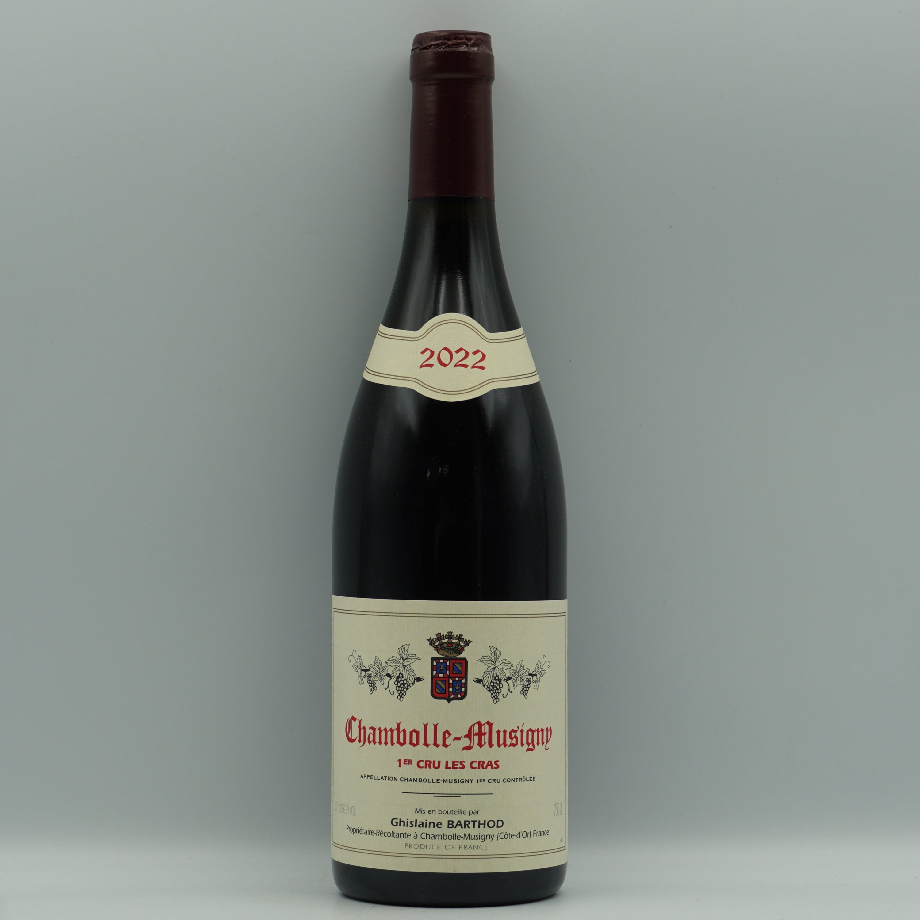 Ghislaine Barthod, Chambolle-Musigny 1er Cru 'Les Cras' 2018 / 2022