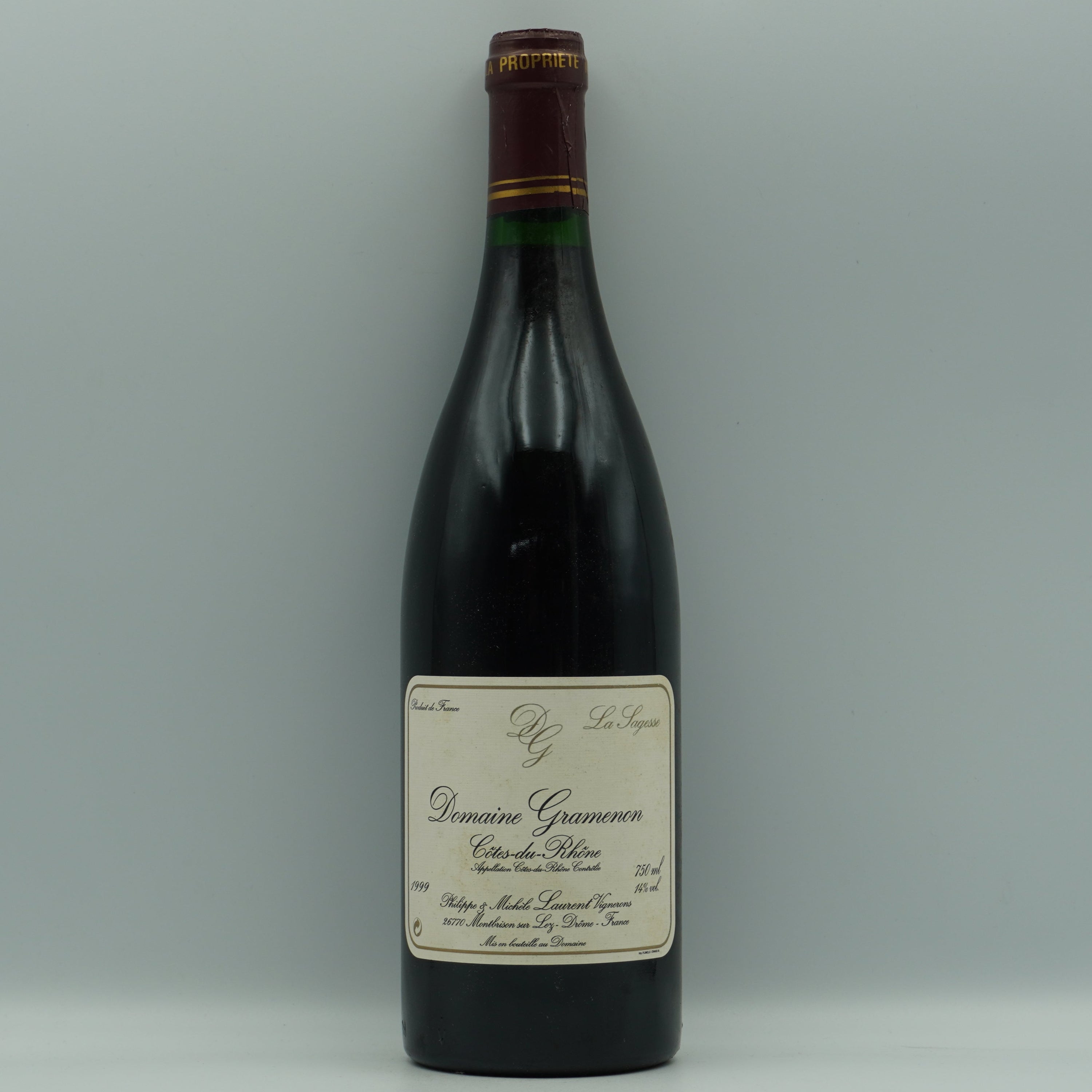 Domaine Gramenon, Côtes-du-Rhône ‘La Sagesse’ 1999