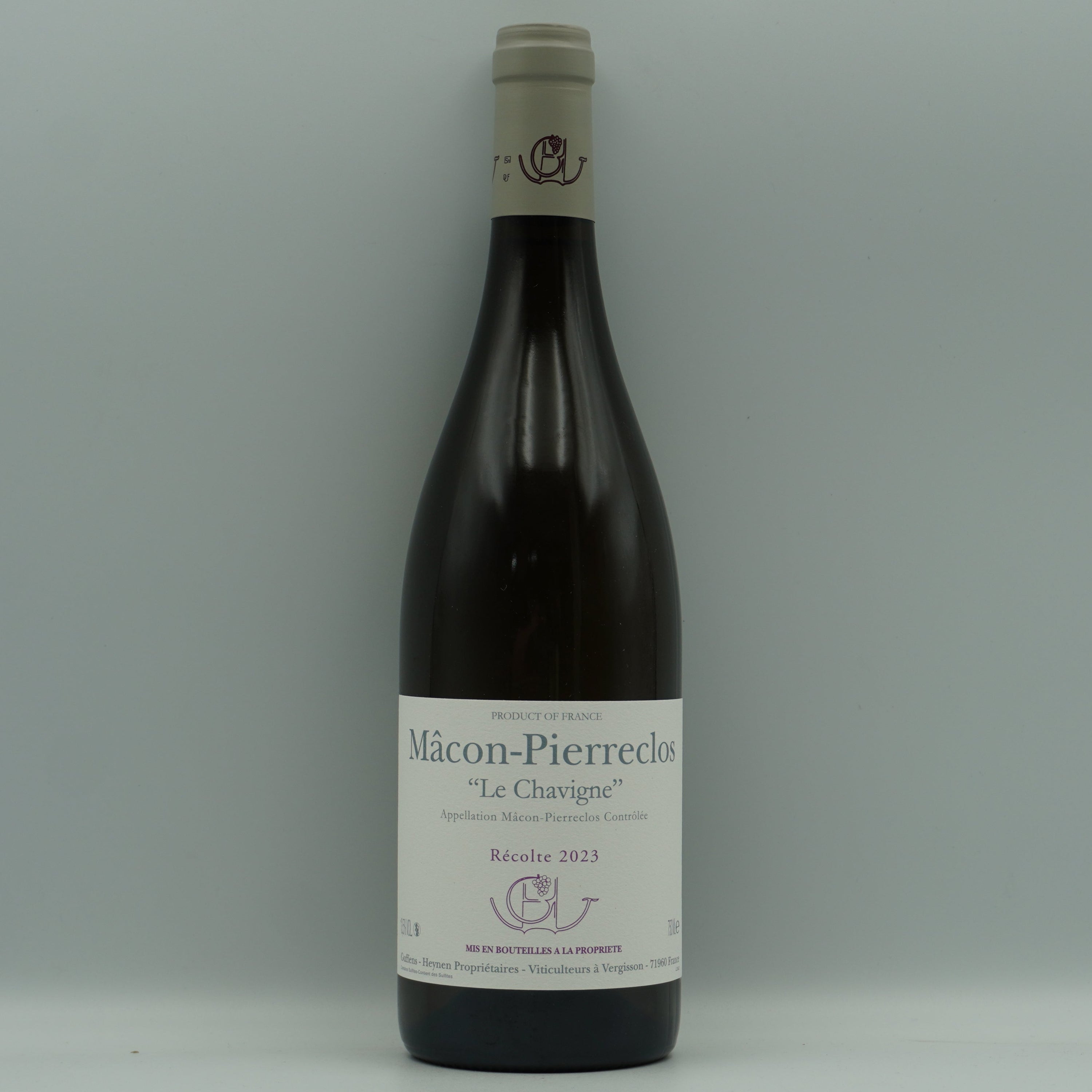 Domaine Guffens-Heynen, Macon Pierreclos 'Le Chavigne' 2023
