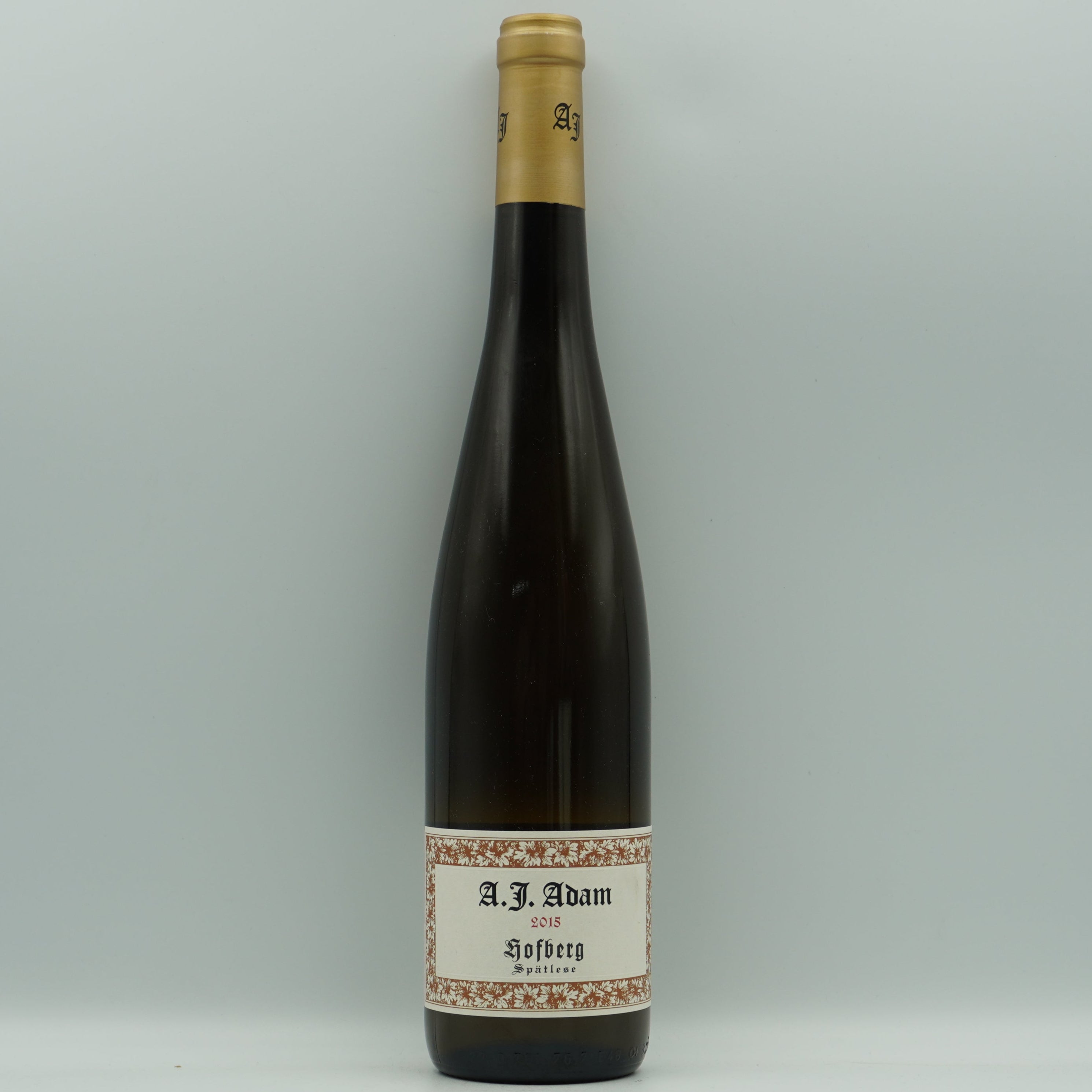 A.J. Adam,  'Hofberg' Riesling Spatlese 2015