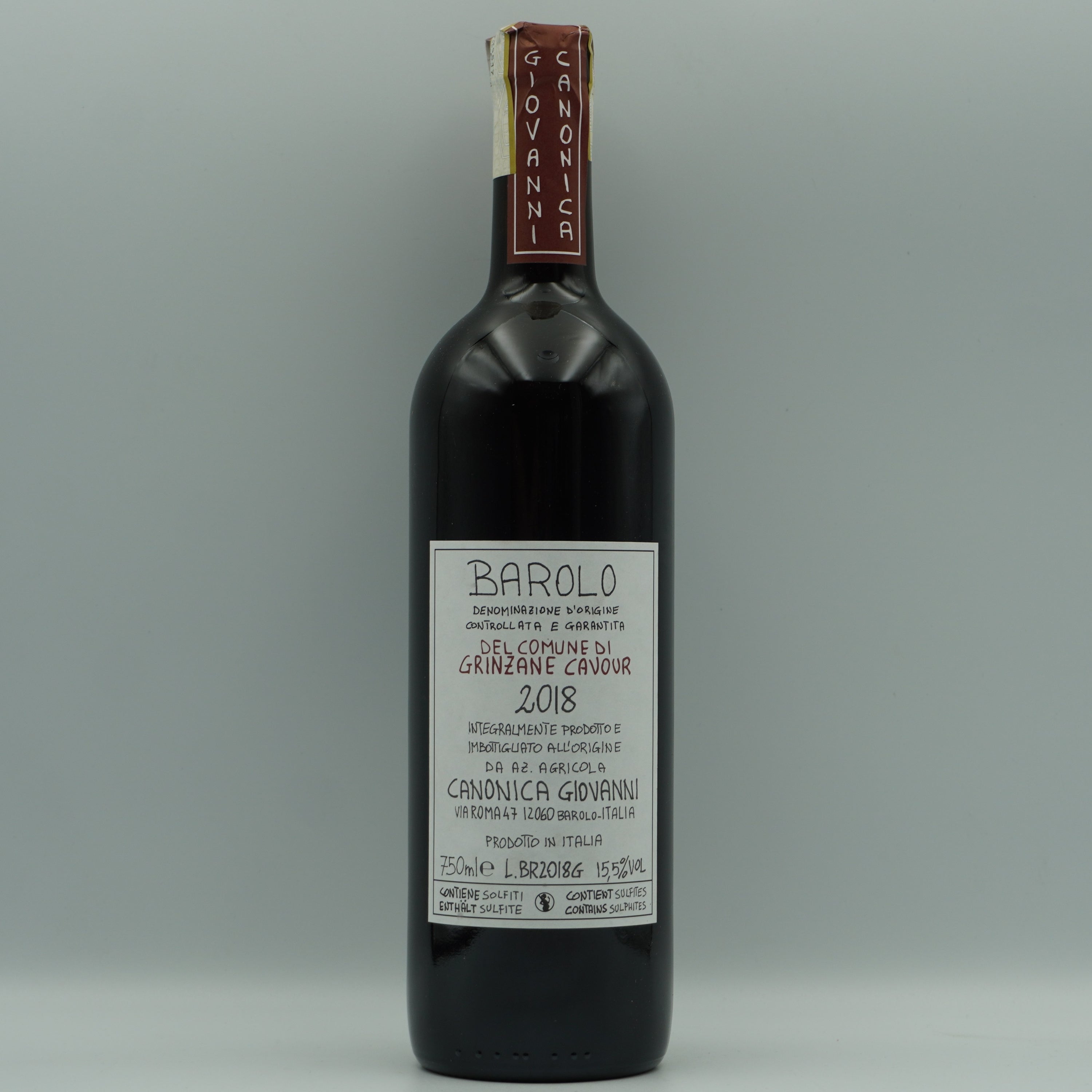 Giovanni Canonica, Barolo 'Grinzane Cavour' 2018